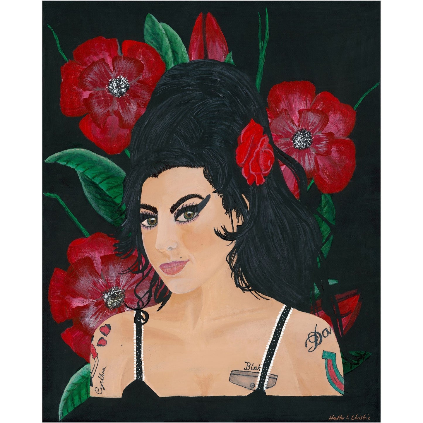 Amy Winehouse - Acrylic on Canvas - Original Artwork