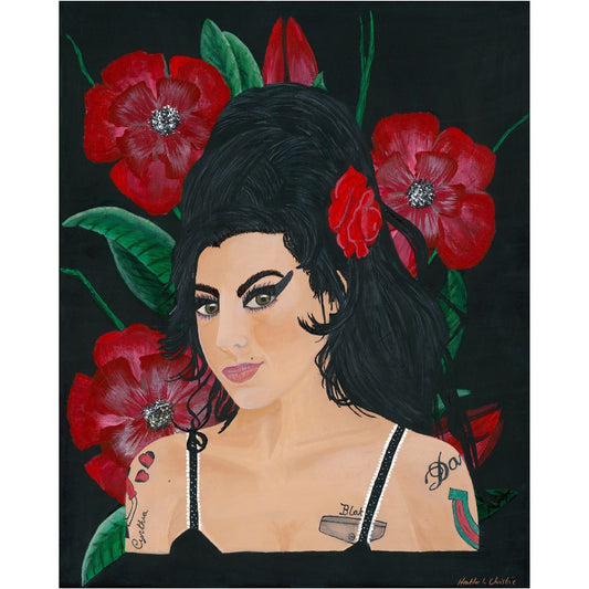 Amy Winehouse - Acrylic on Canvas - Original Artwork