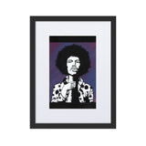 Jimi Hendrix - A3/A4 Mounted Print