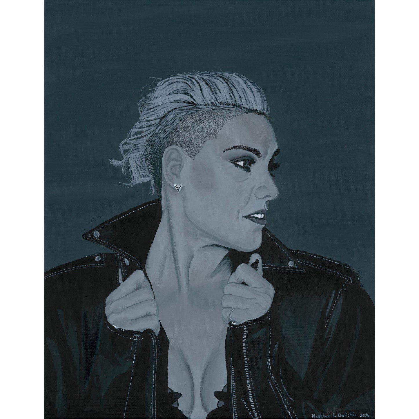 Pink - Acrylic on Canvas - Original Artwork