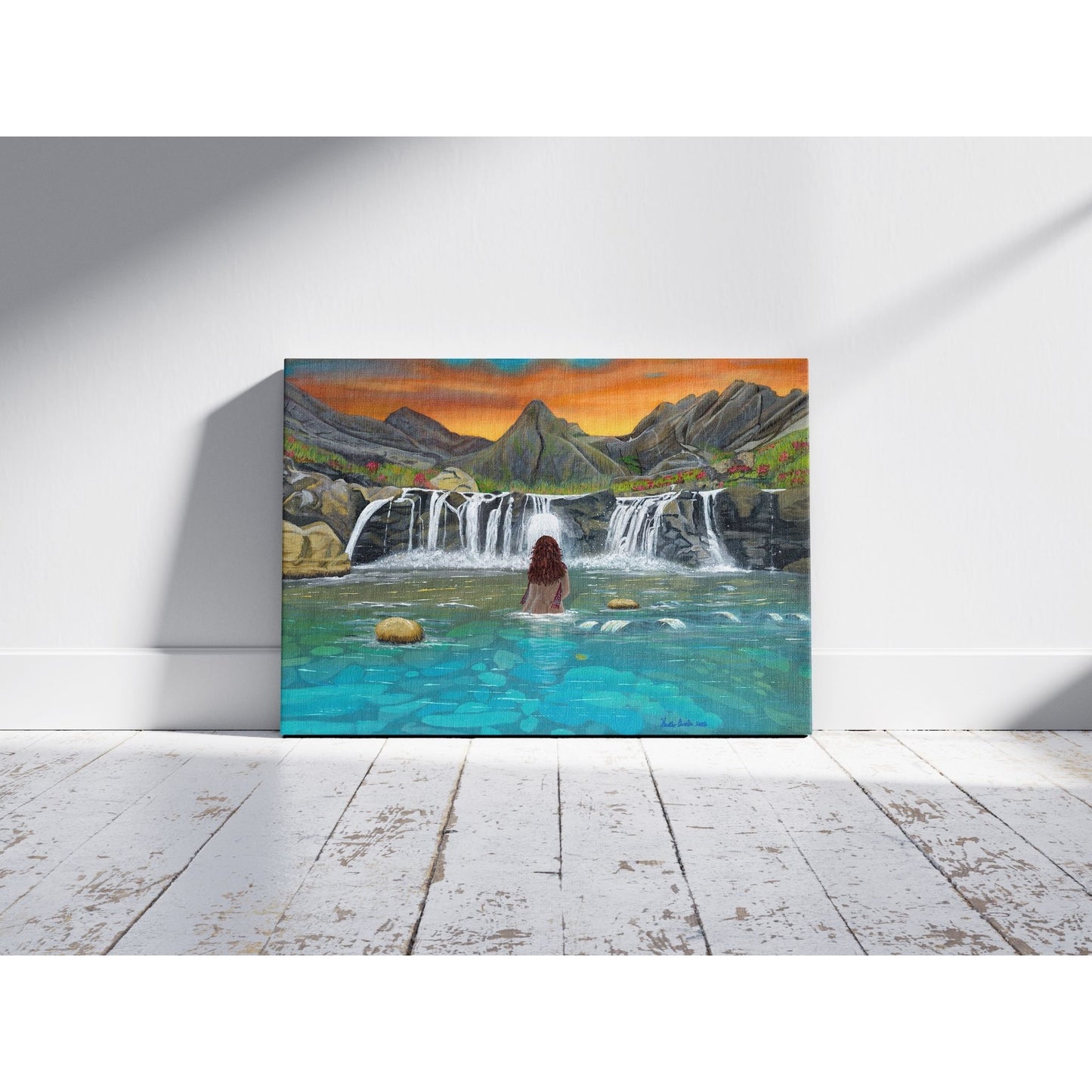 Sea of Tranquility - Acrylic on Canvas - Original Artwork
