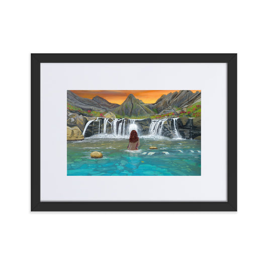 Sea of Tranquility - Acrylic on Canvas Painting, Original Artwork - Mounted Prints