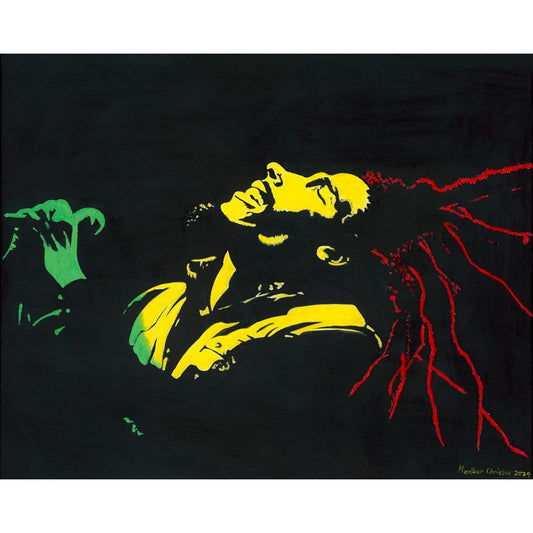 Bob Marley "Freedom" - Acrylic on Canvas - Original Artwork