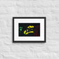 Bob Marley "Freedom" - A3/A4 Mounted Print