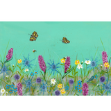 Highland Heathers - Butterfly - Acrylic on Canvas Painting, Original Artwork - Mounted Prints