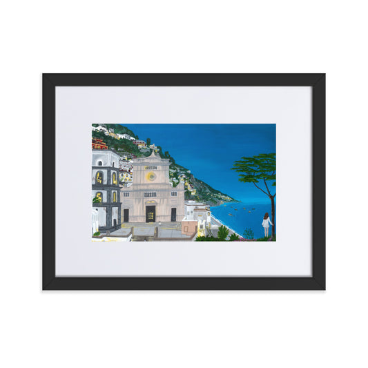 Positano "Thoughts" - A3/A4 Mounted Print