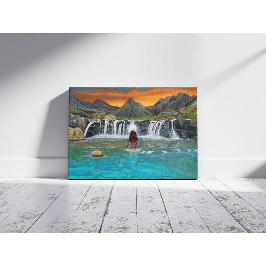 Sea of Tranquility - Acrylic on Canvas Painting, Original Artwork - Mounted Prints