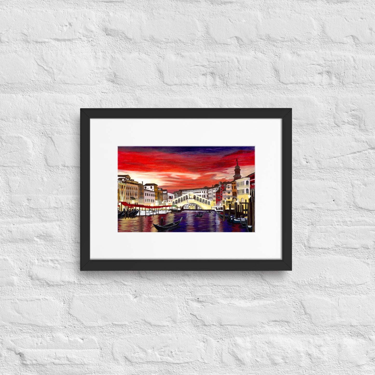 Venice "Rialto" - A3/A4 Mounted Print